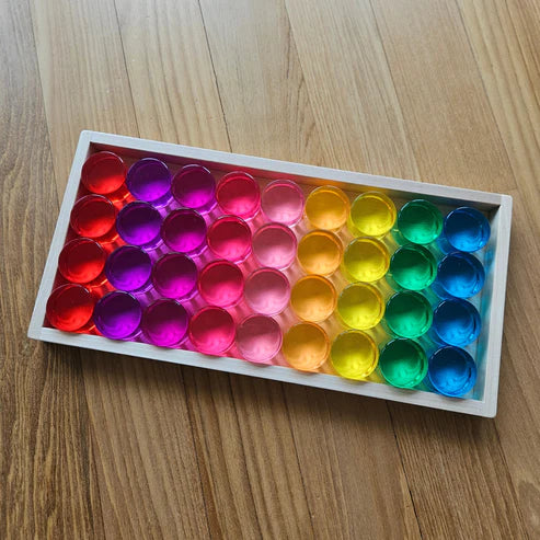 36 Lucite rondjes