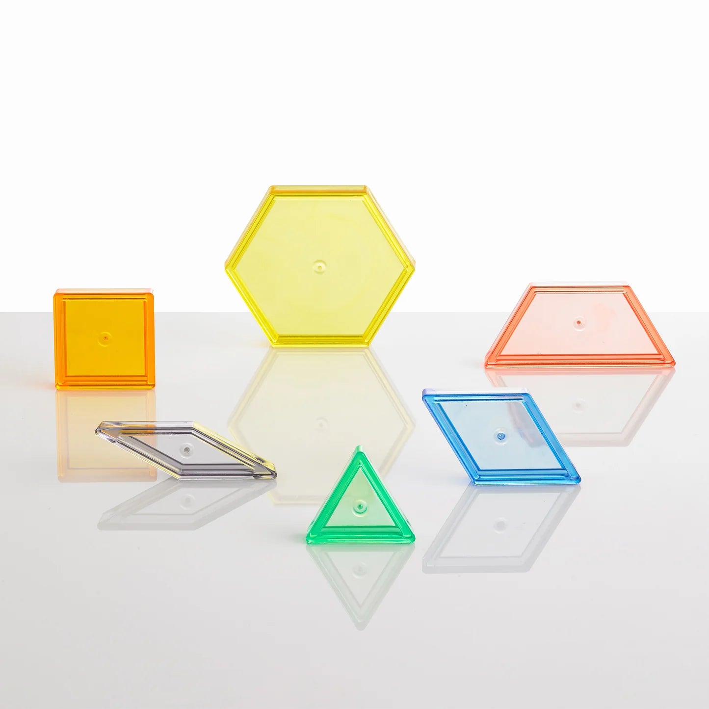 Doorschijnende patroonblokken dik