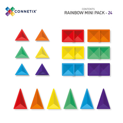 24 mini rainbow connetix
