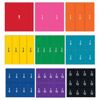 Dubbelzijdige magnetische demonstratie Rainbow Fraction® Squares