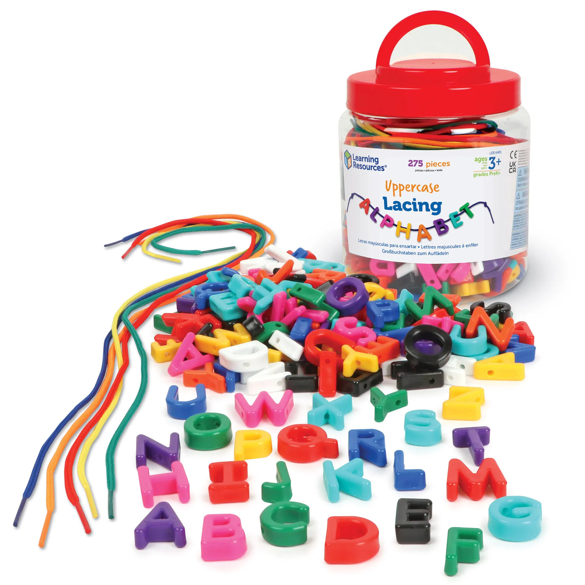 Uppercase Lacing Alphabet