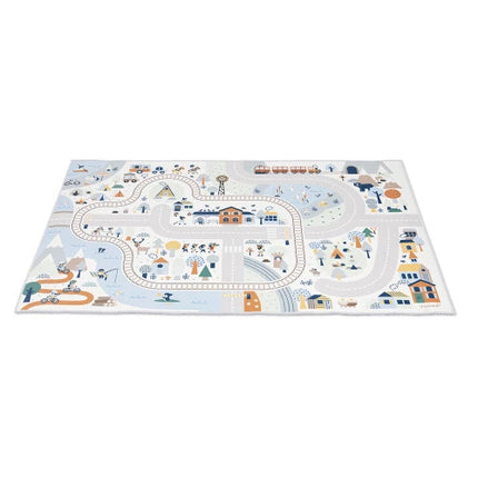 Janod Mountain Valley Playmat with circuit - Cross Roads