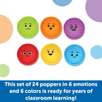 Rainbow Emotion Fidget Poppers Classroom Set