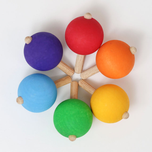 Grimm's Regenboog Tolletjes – Set van 6 stuks