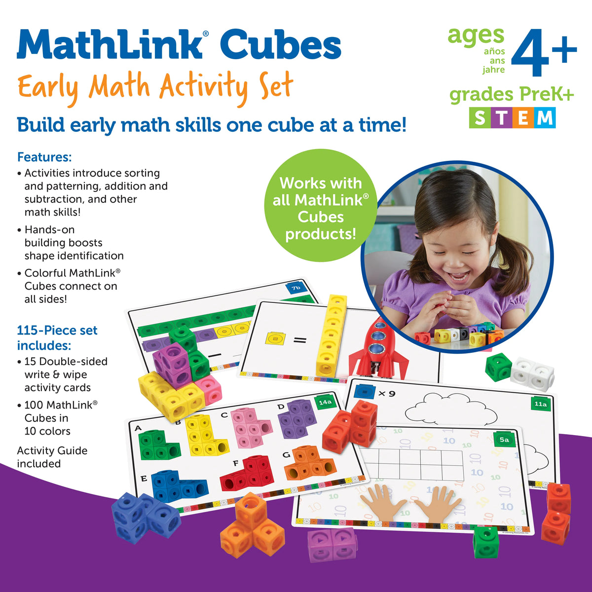 MathLink® Cubes Activity Set