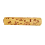 Houten roller thema winter