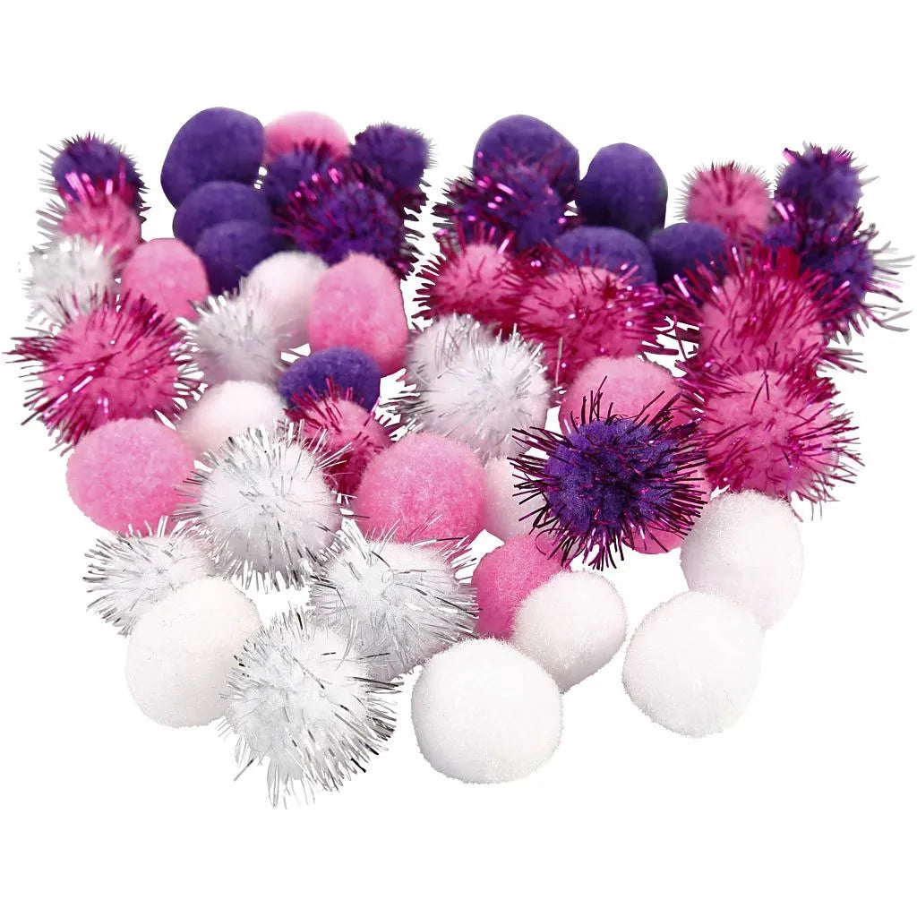 Pompoms paars