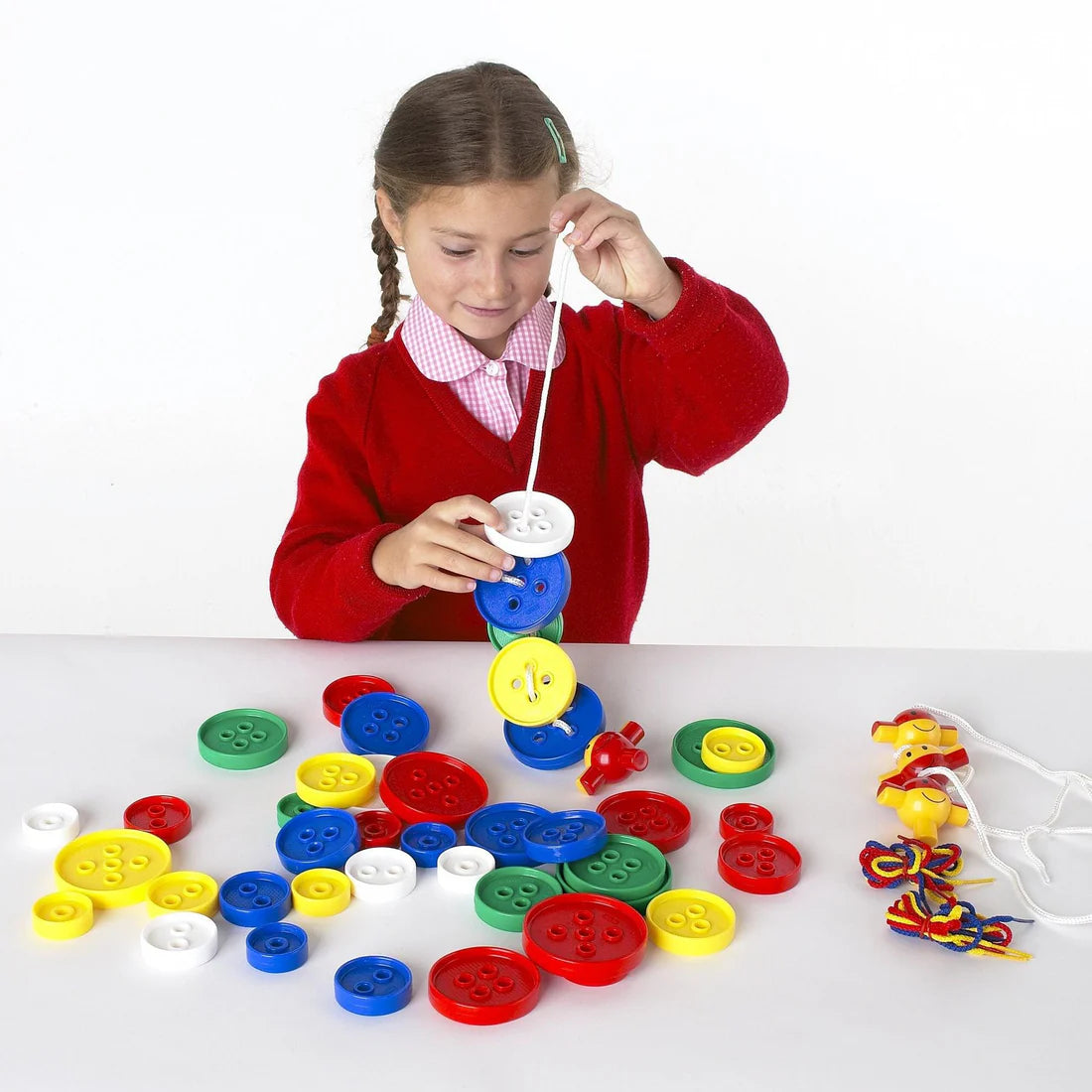 Grote knoppen in een zakje