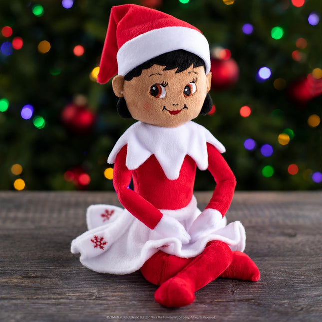 The Elf On The Shelf - Huggable Meisje - 80cm BRUINE OGEN