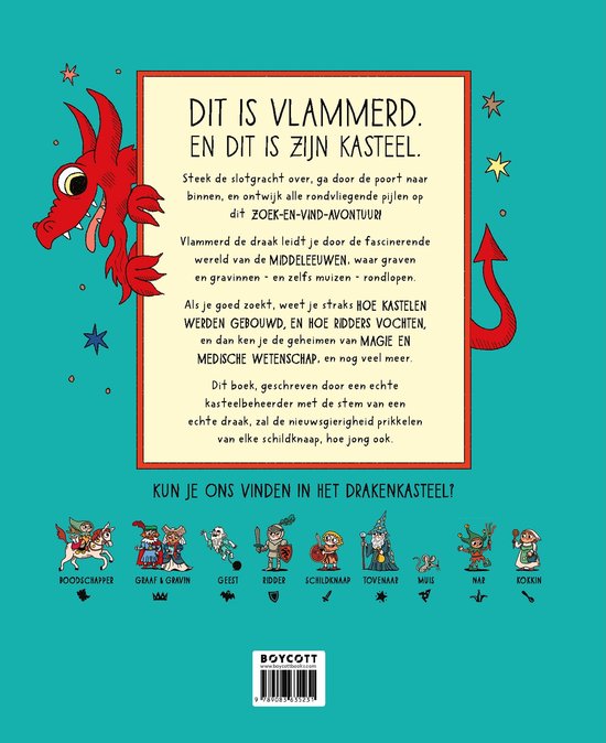 Waar zit draak in zijn kasteel?