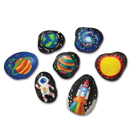 4M KidzMaker Rock Painting ruimte: glow in the dark