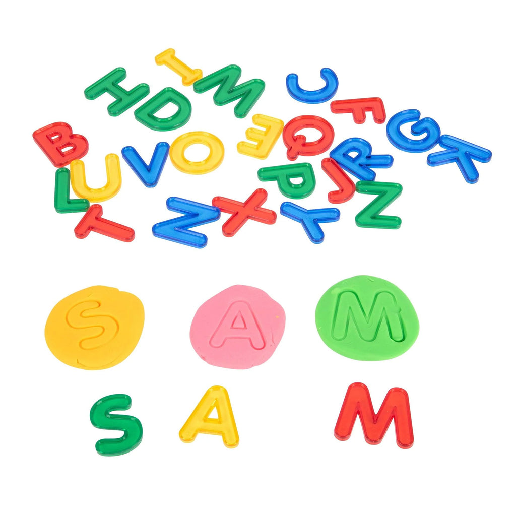 EDX transparante hoofd letters