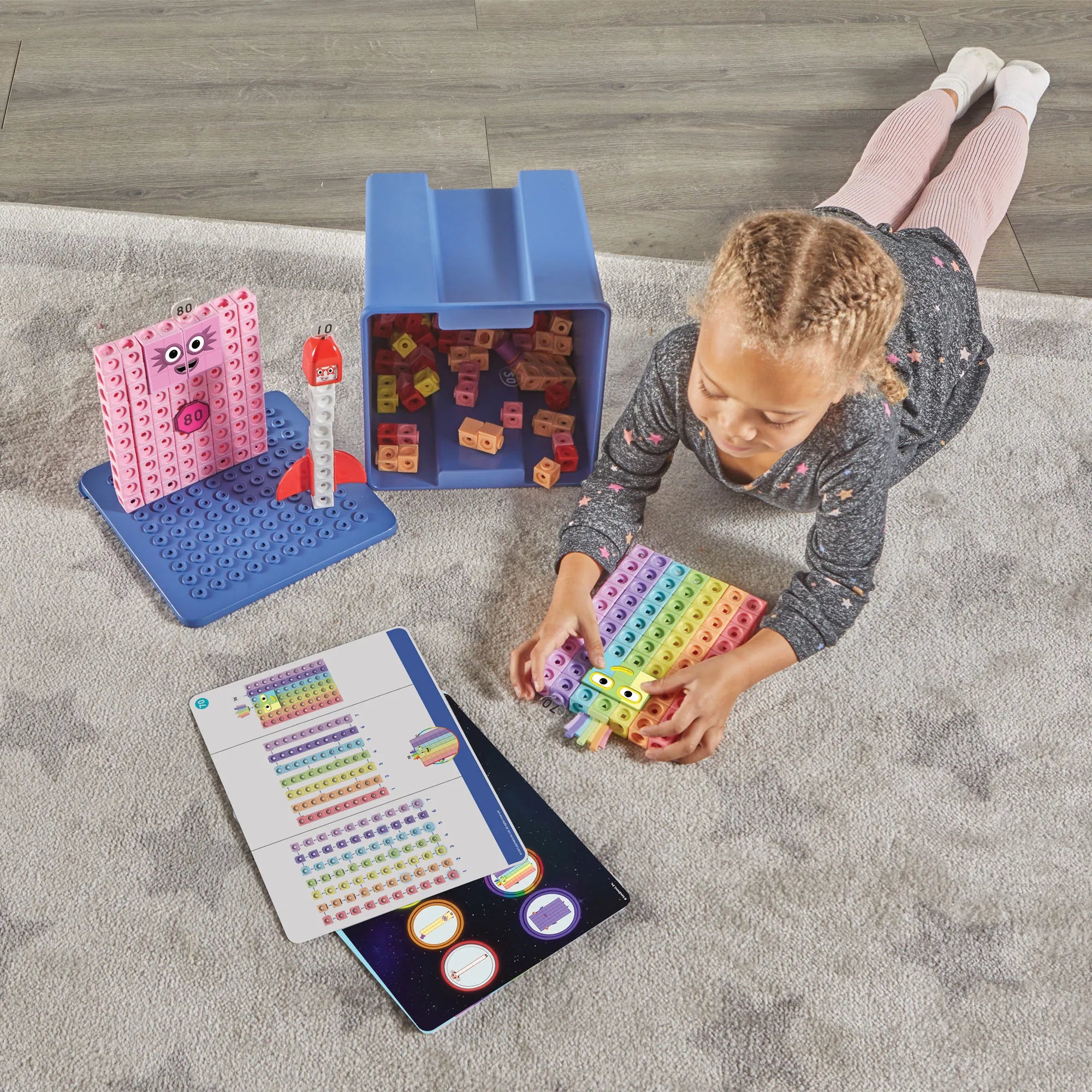 Numberblocks™ Mathlink™ Cubes Activity Set Heroes with Zeroes