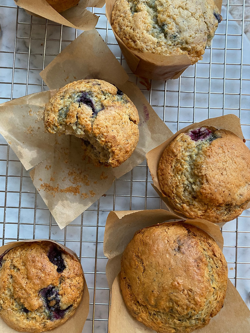 Zomerspecial: Kokos & Blauwe Bes Muffins