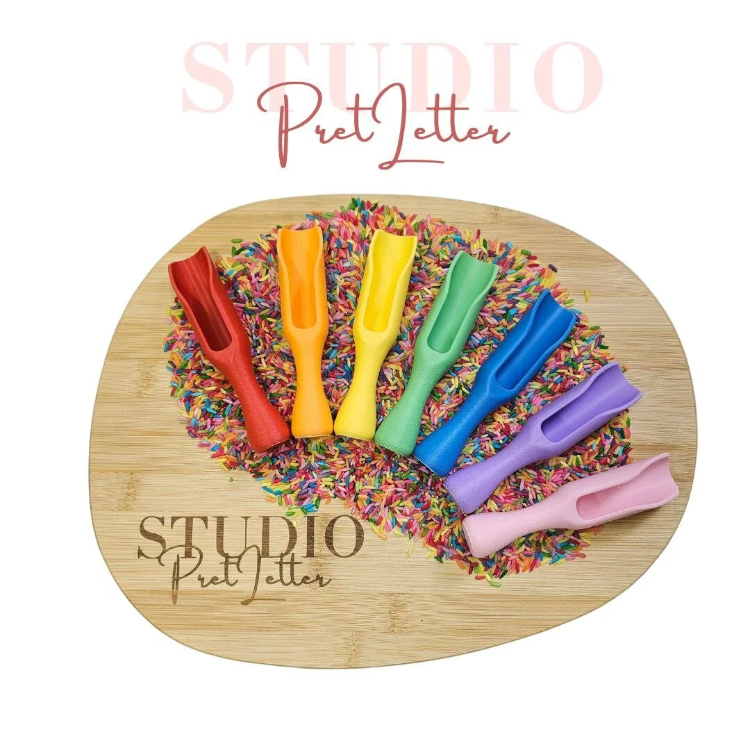 PLA Regenboog schepje* Mega Regenboogset ( 7 stuks )