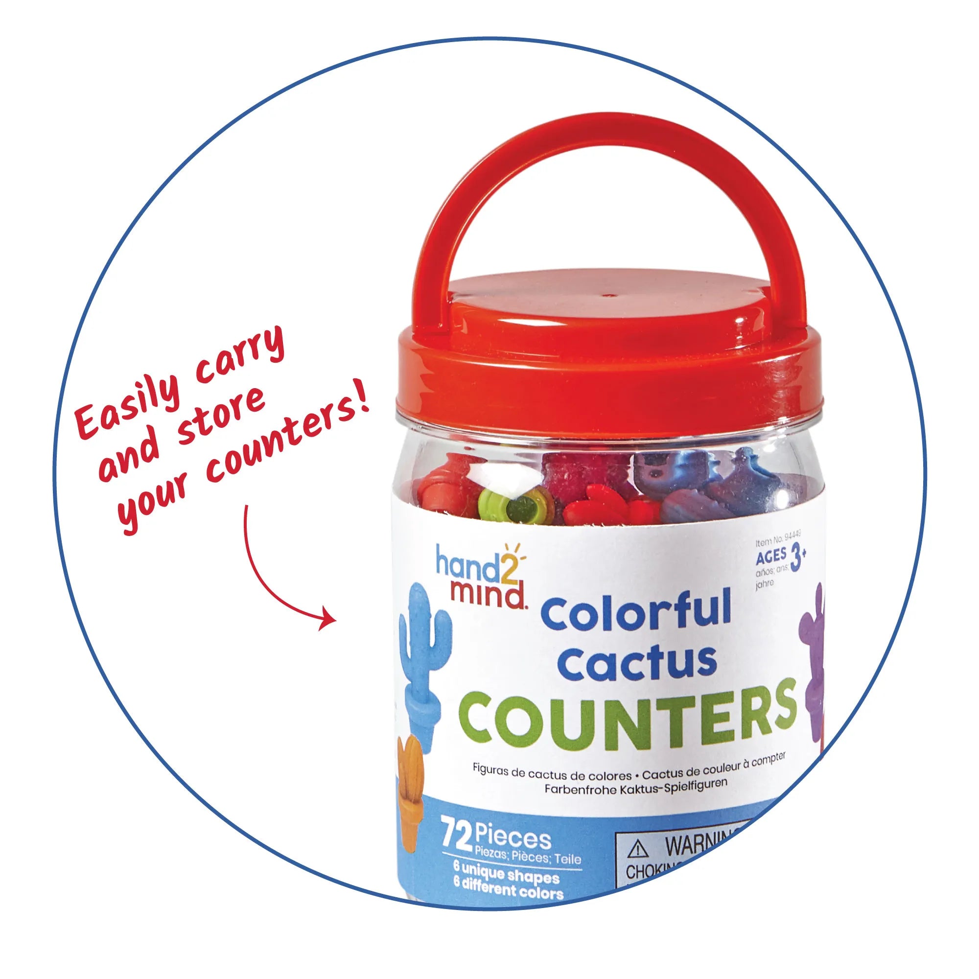 Colorful Cactus Counters