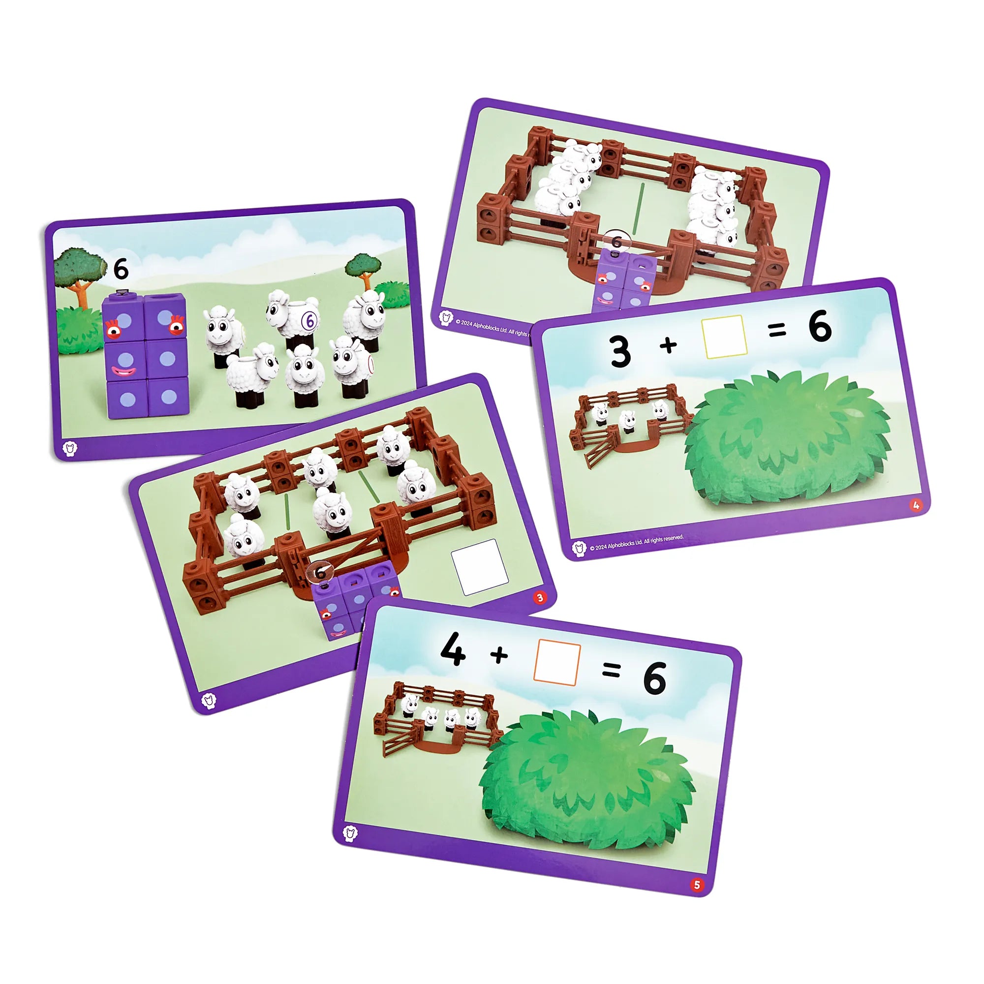 MathLink® Cubes Activity Set Numberblocks® Sheep Farm