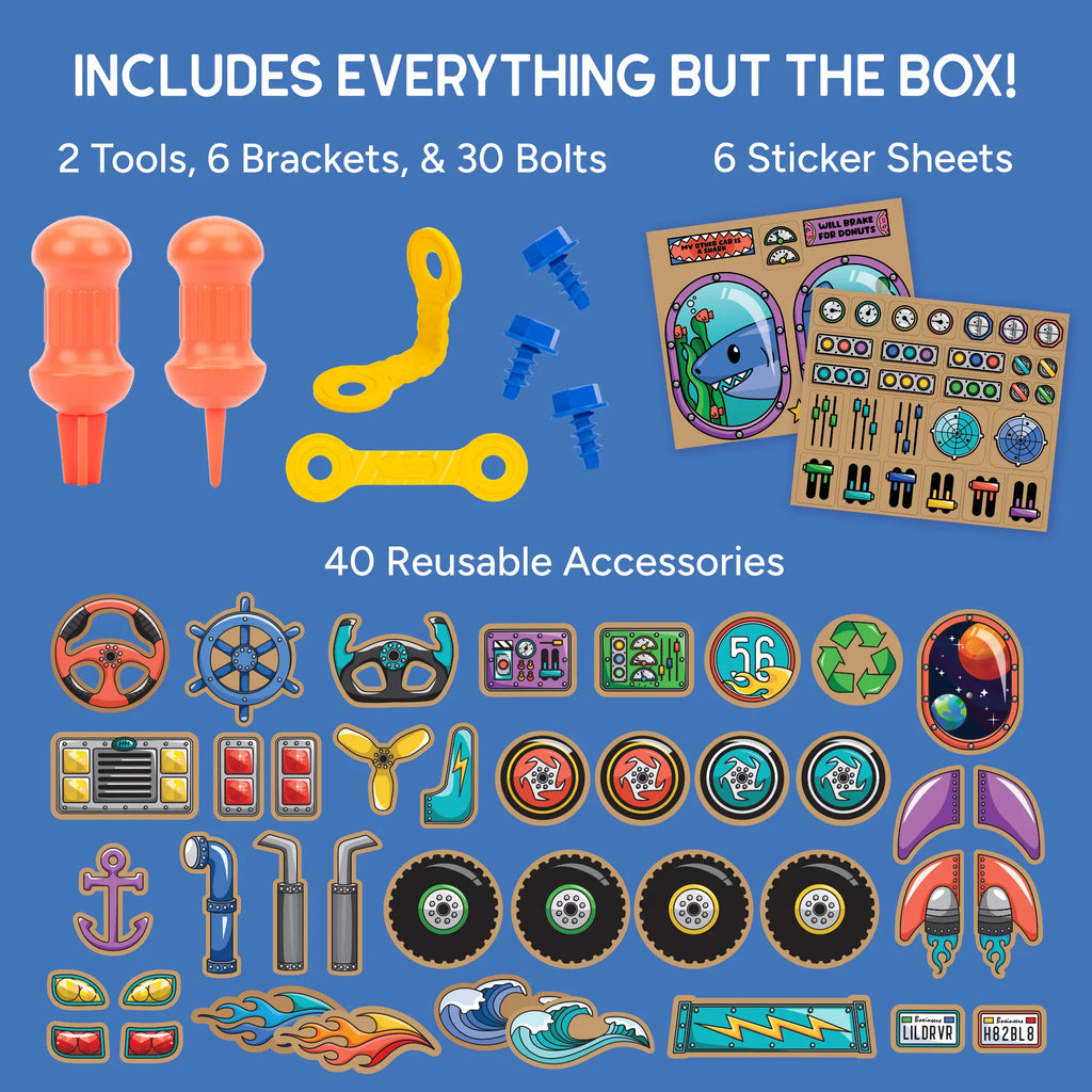 Boxineers™ Cardboard Vehicles