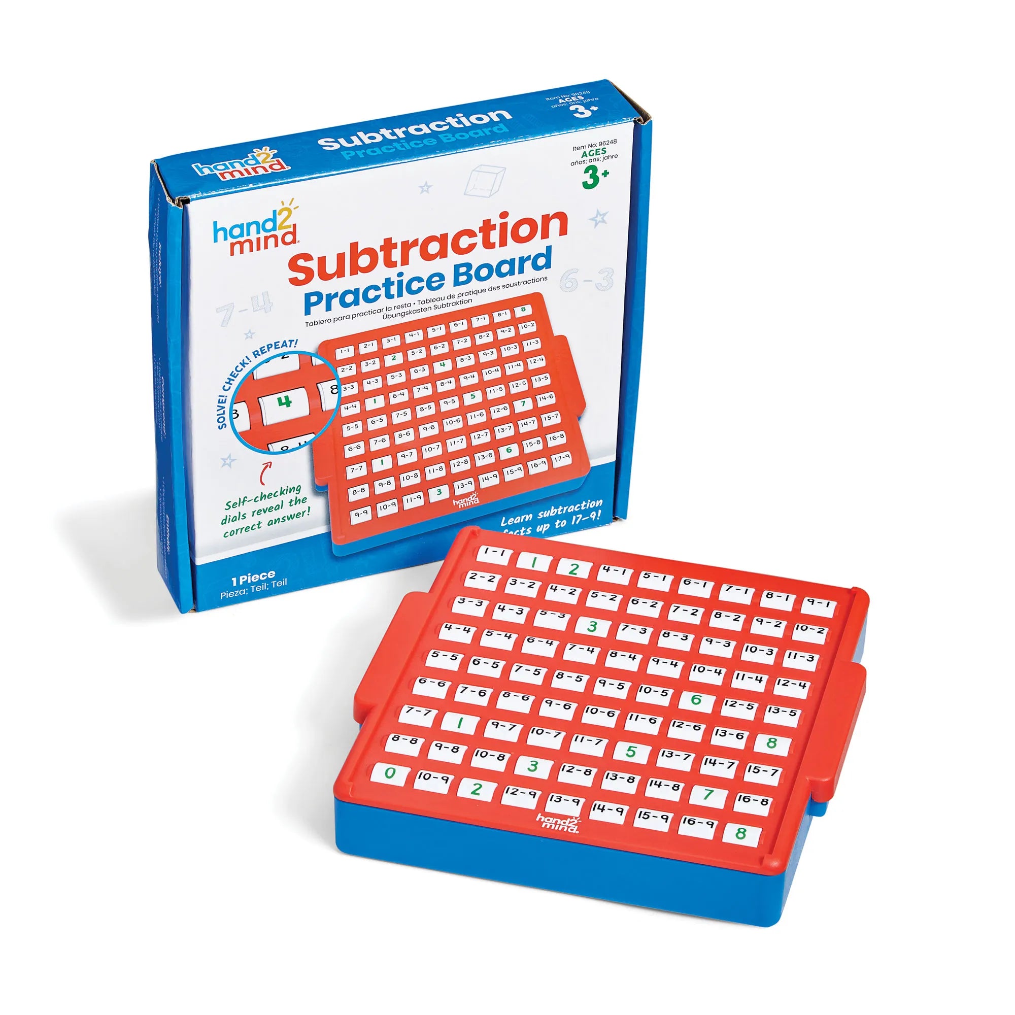 Interactive Math Facts Board - Subtraction