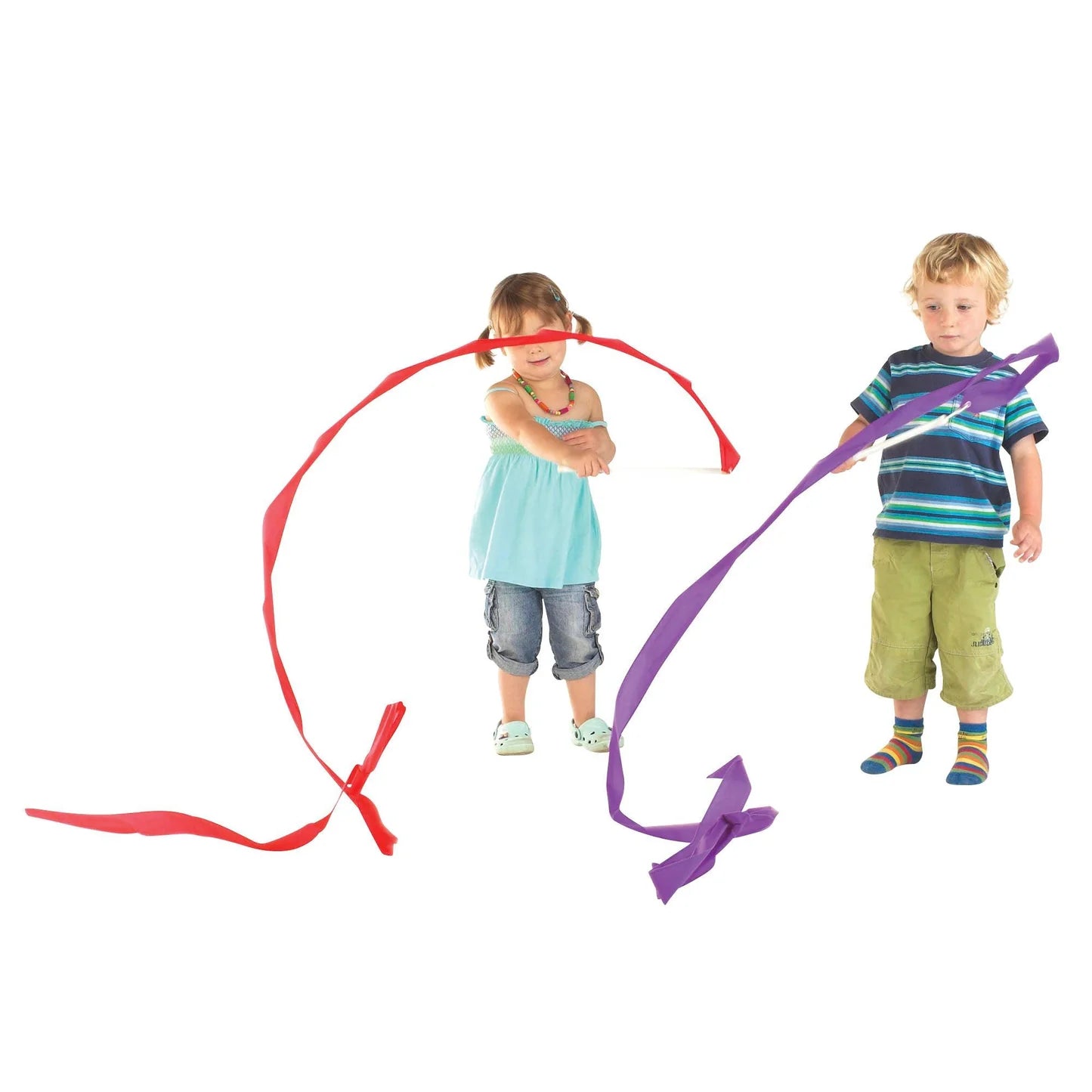 Dancing Ribbons set of 6 met stok