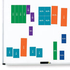 Dubbelzijdige magnetische demonstratie Rainbow Fraction® Squares