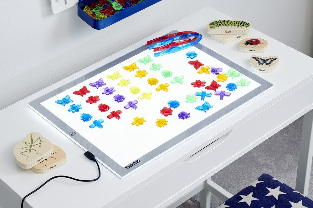 Tickit sorteren met 96 transparante insecten