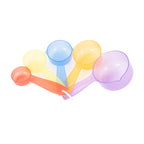 Tickit 5 transparante maatlepels