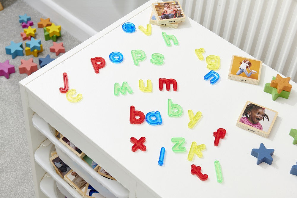 Tickit transparante kleine letters