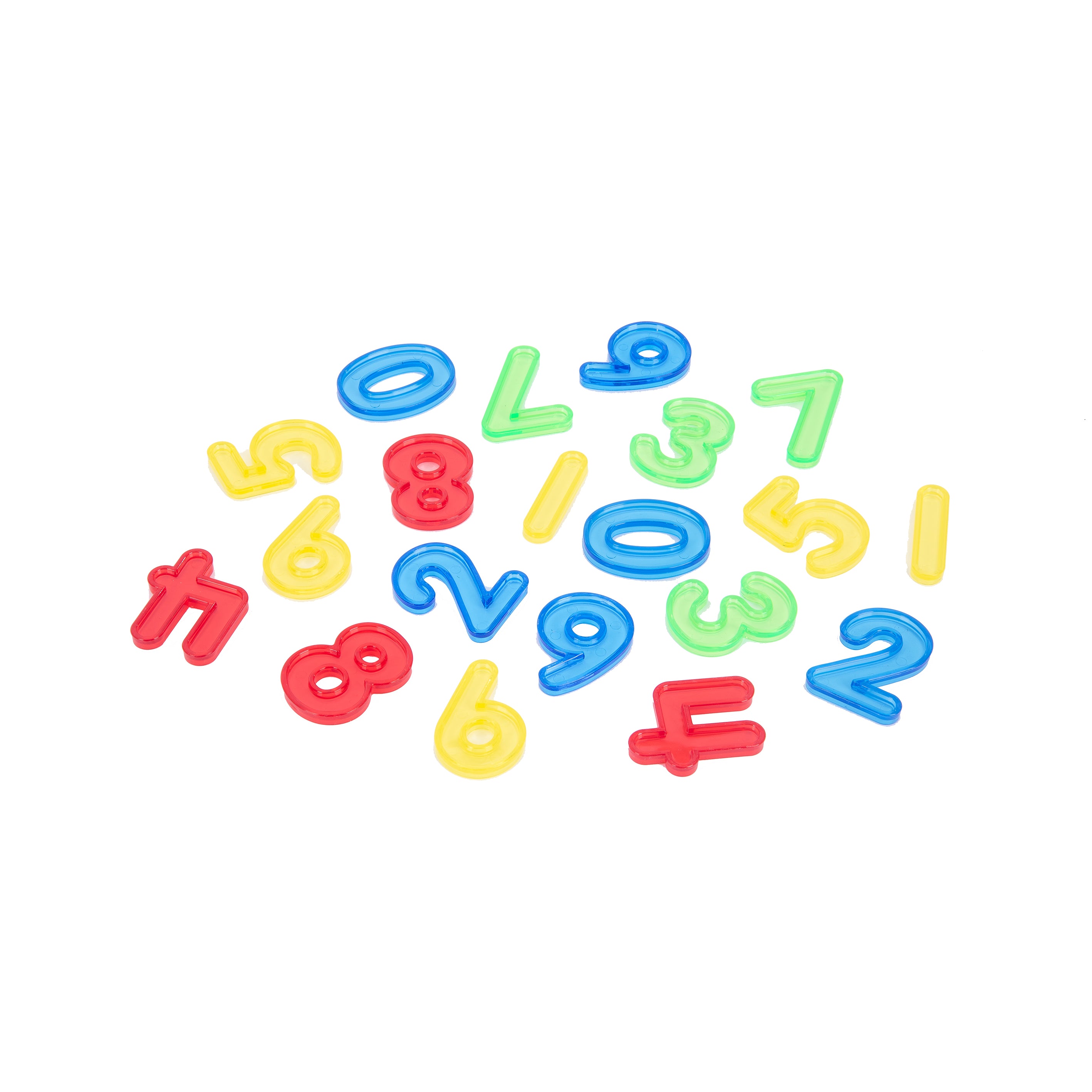 Transparent Numbers Pack Translucent Numbers - Pk20 – The Mini Story