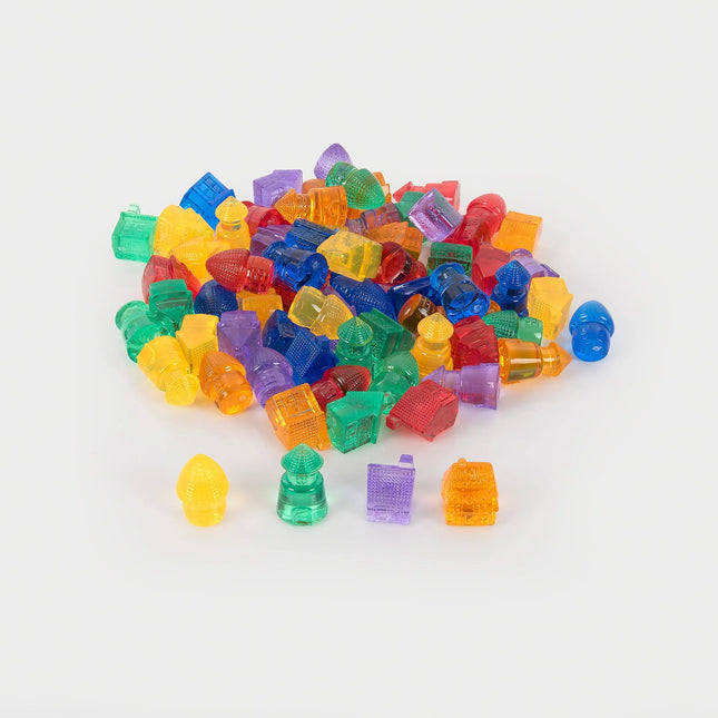 tickit® transparante kleurhuizen - set van 72