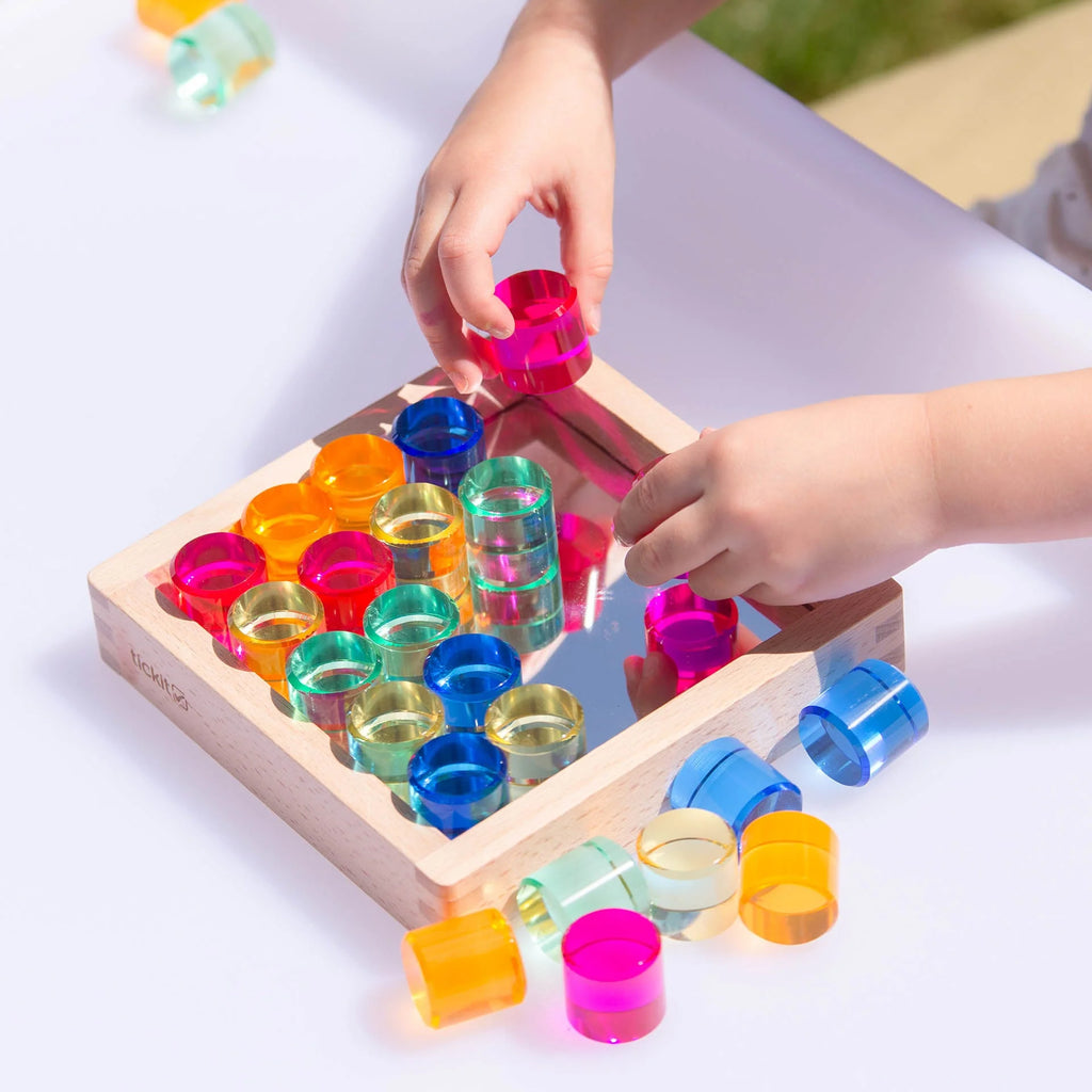 Gem Cirlcle Mirror Tray