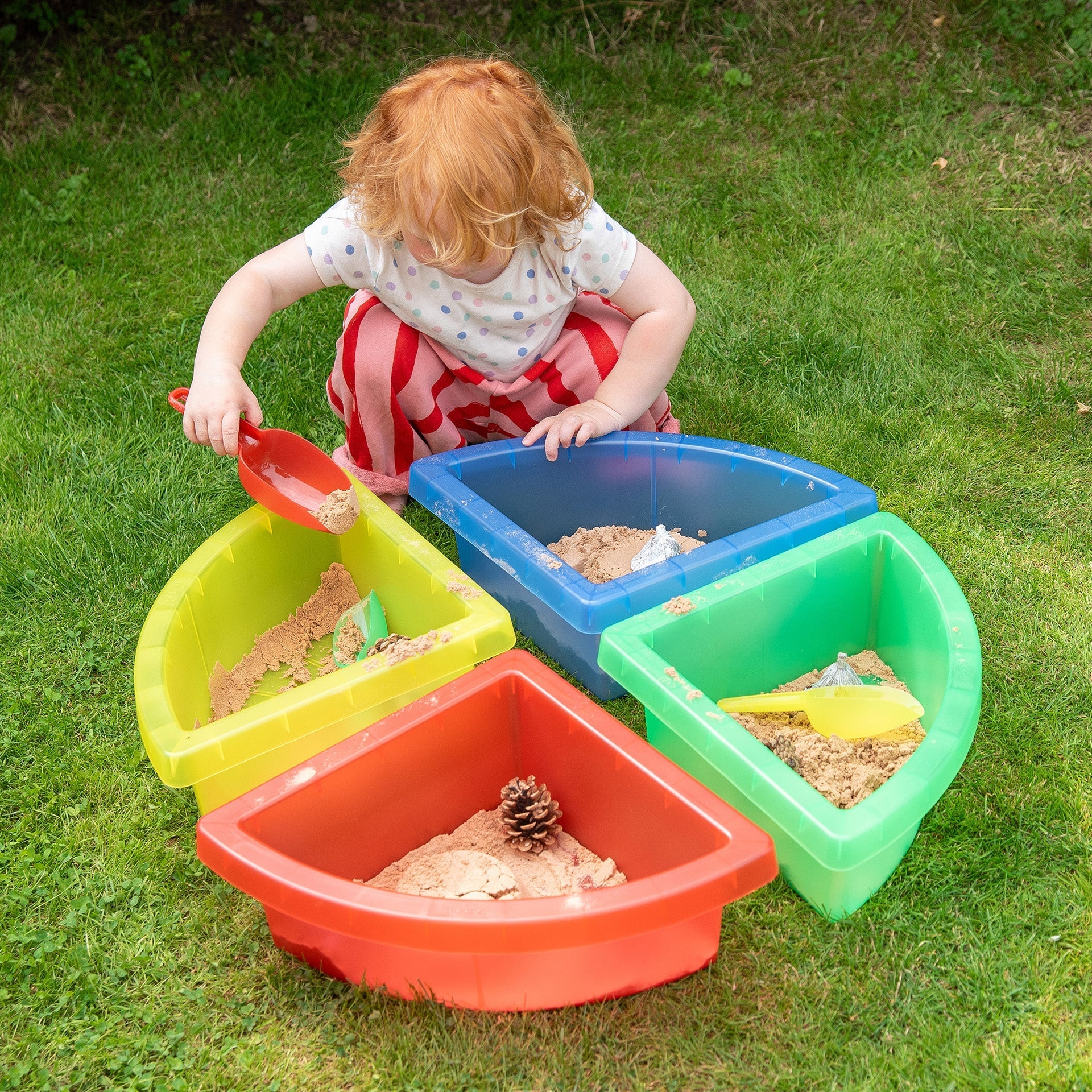 Translucent Colour Nesting Scoops
