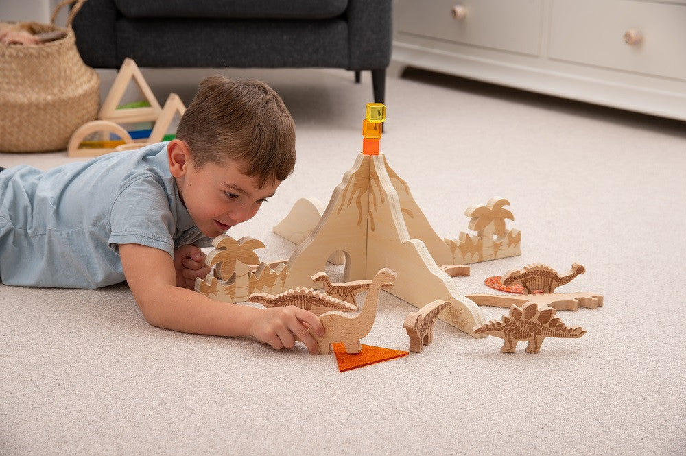 Tickit 10 houten dinosaurussen