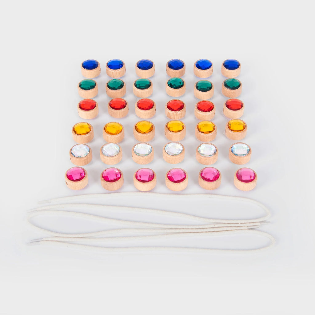 Houten juwelen rijgkralen