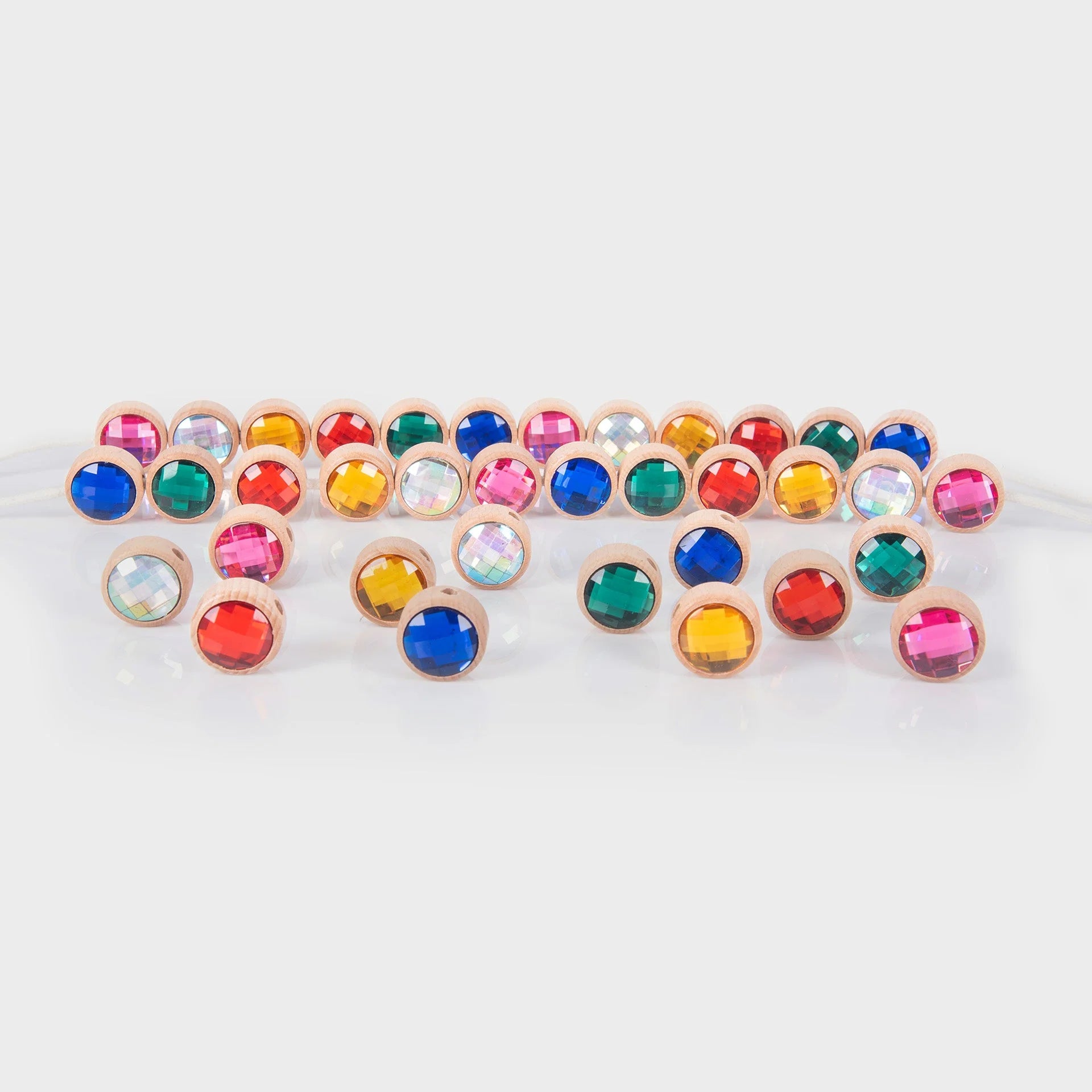 Houten juwelen rijgkralen