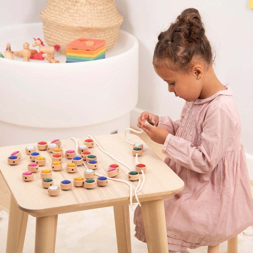 Houten juwelen rijgkralen