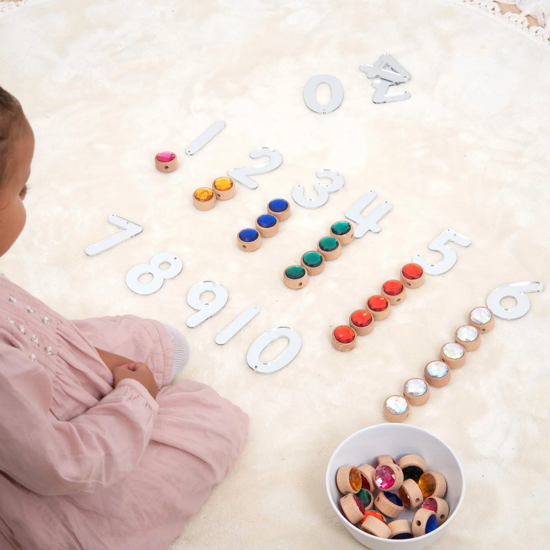 Houten juwelen rijgkralen