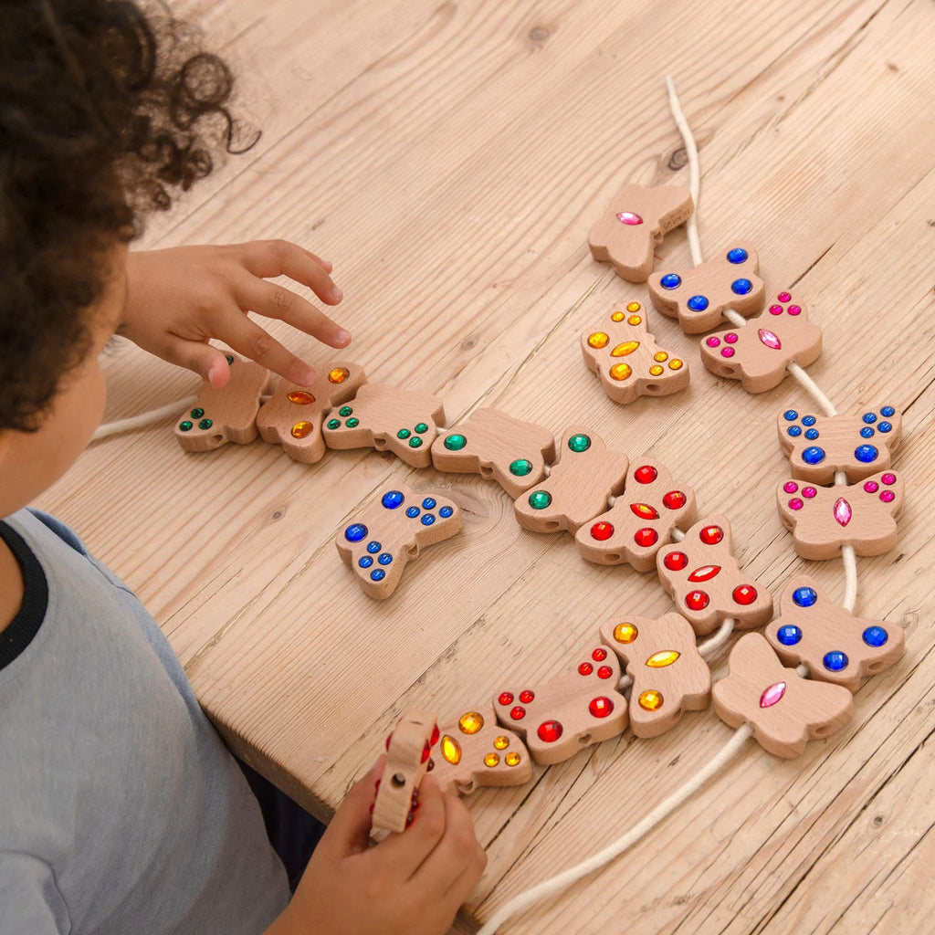 Butterfly Lacing Jewels - Pk20 + 2 laces