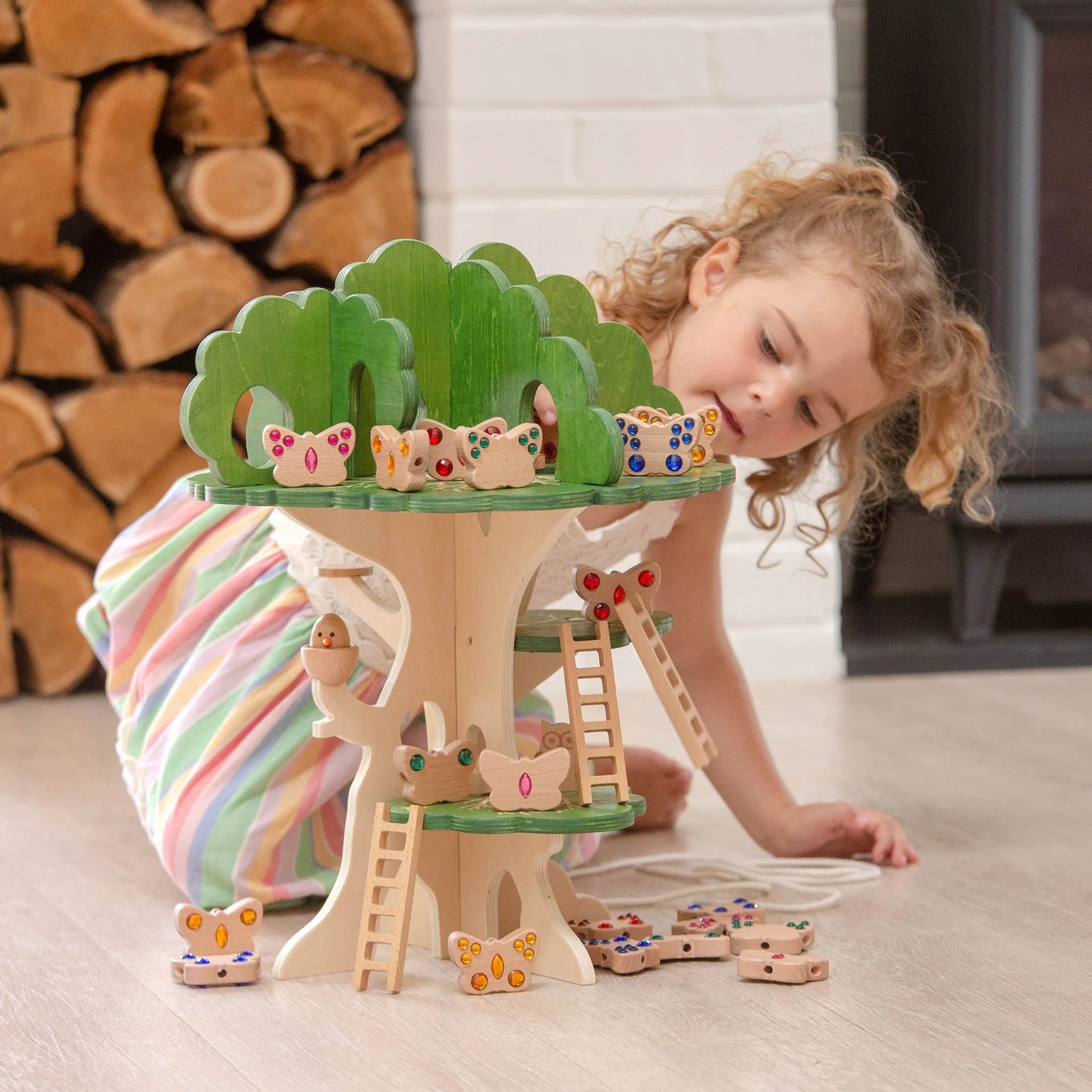 Butterfly Lacing Jewels - Pk20 + 2 laces