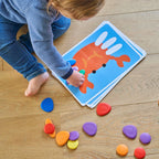 Junior rainbow pebbles activity