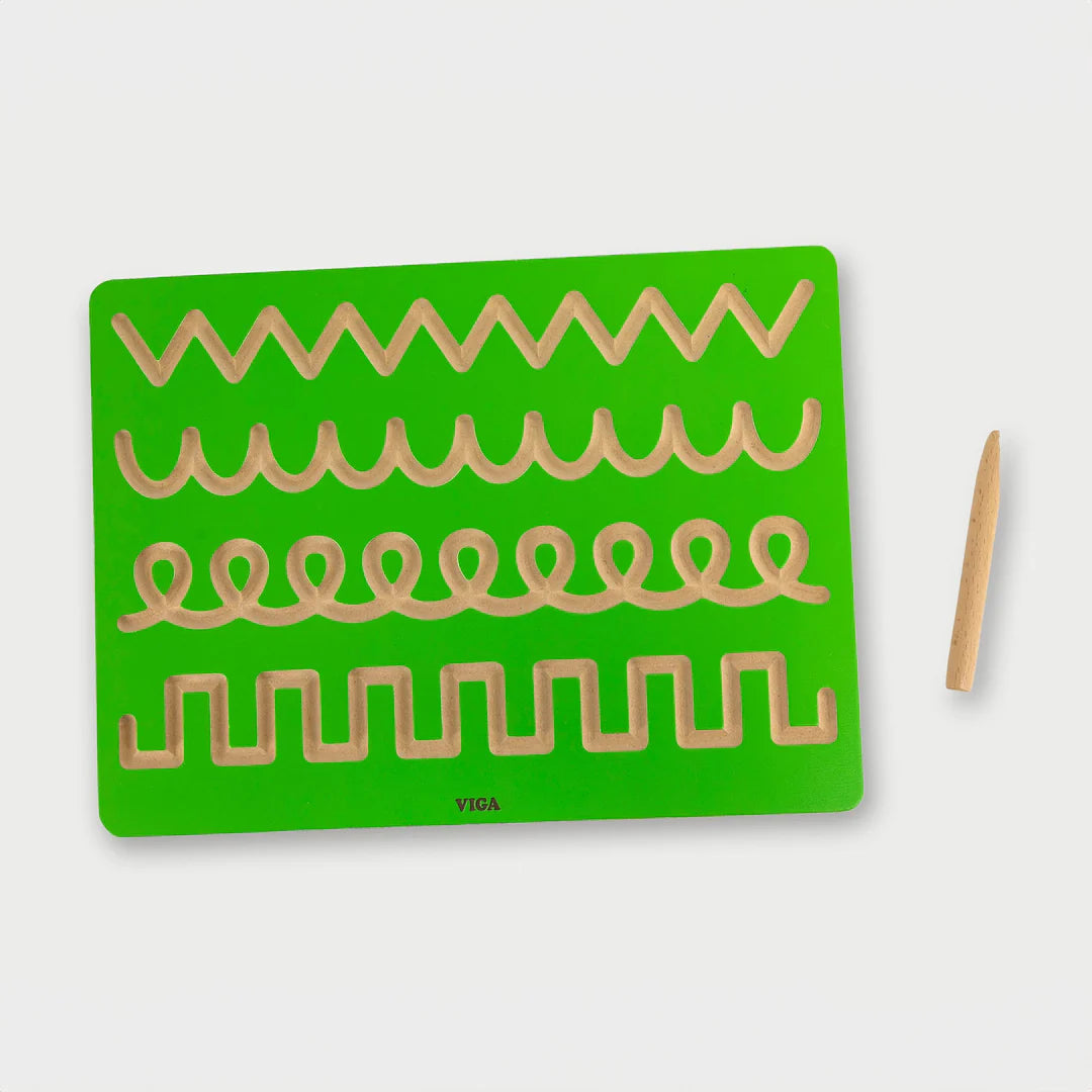 Voorbereidend schrijven trace board