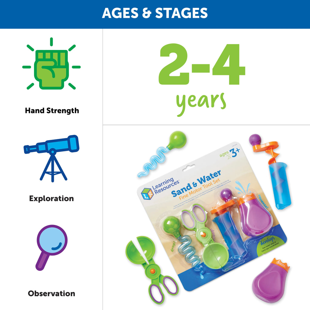 Sand & Water Fine Motor Tool Set