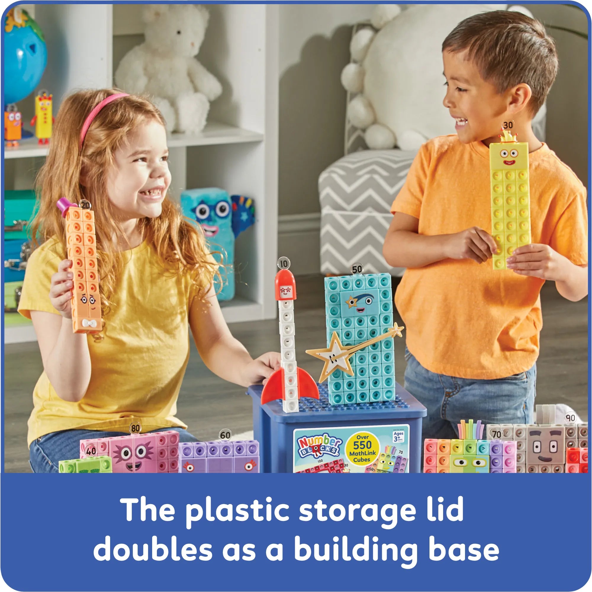 Numberblocks™ Mathlink™ Cubes Activity Set Heroes with Zeroes