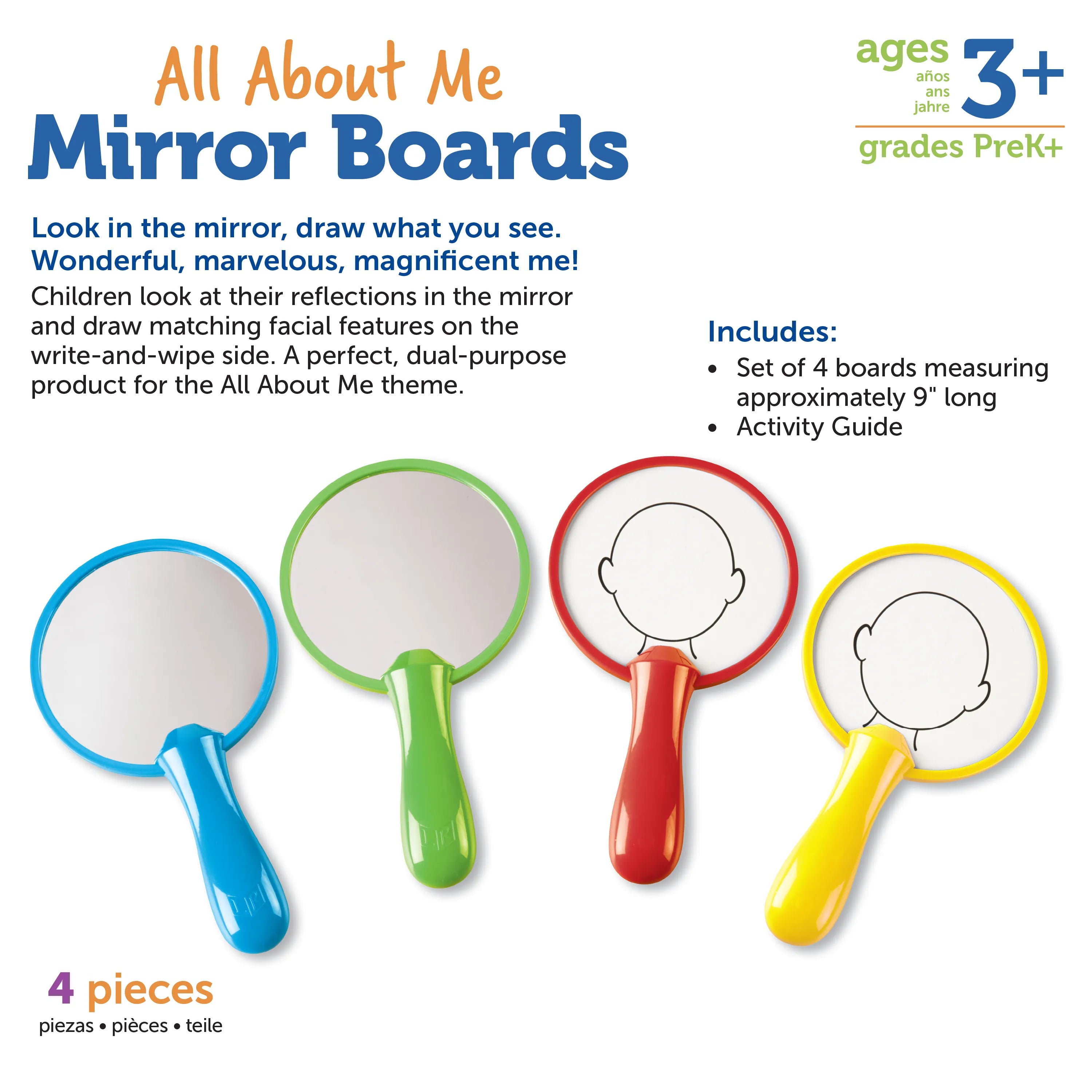 All About Me Mirror Boards