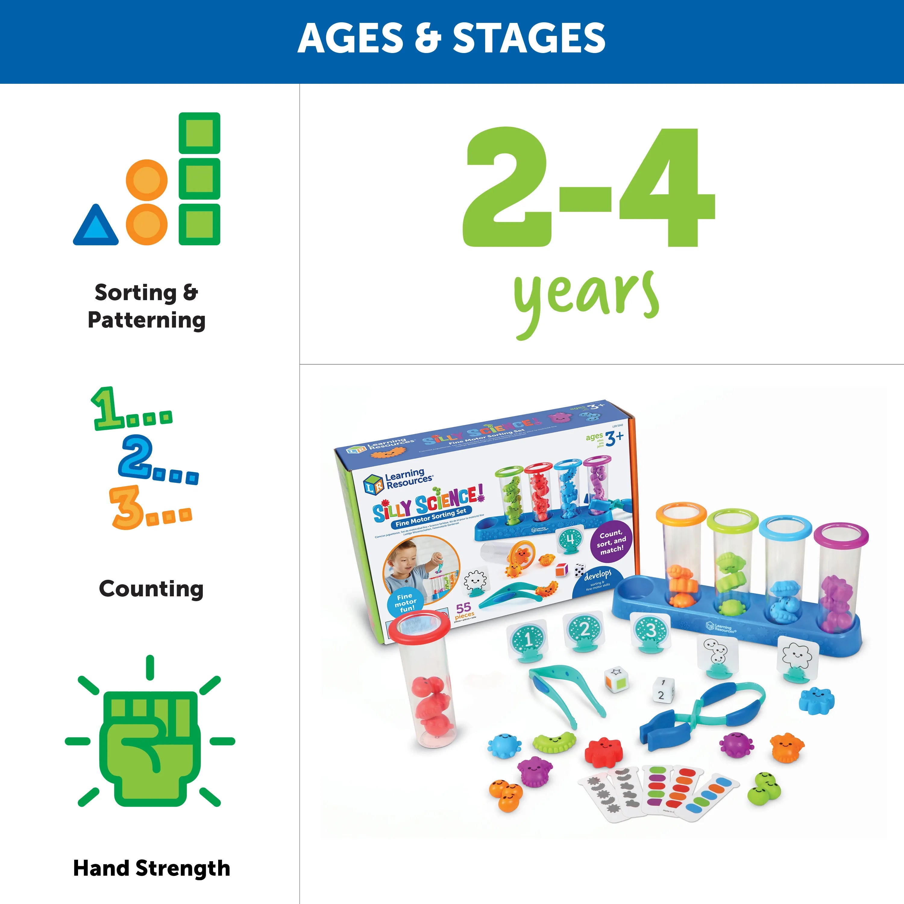 Silly Science Fine Motor Sorting Set