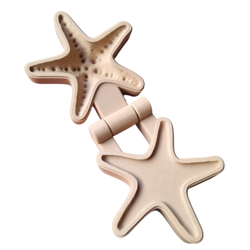 Klei en zand mal zeester