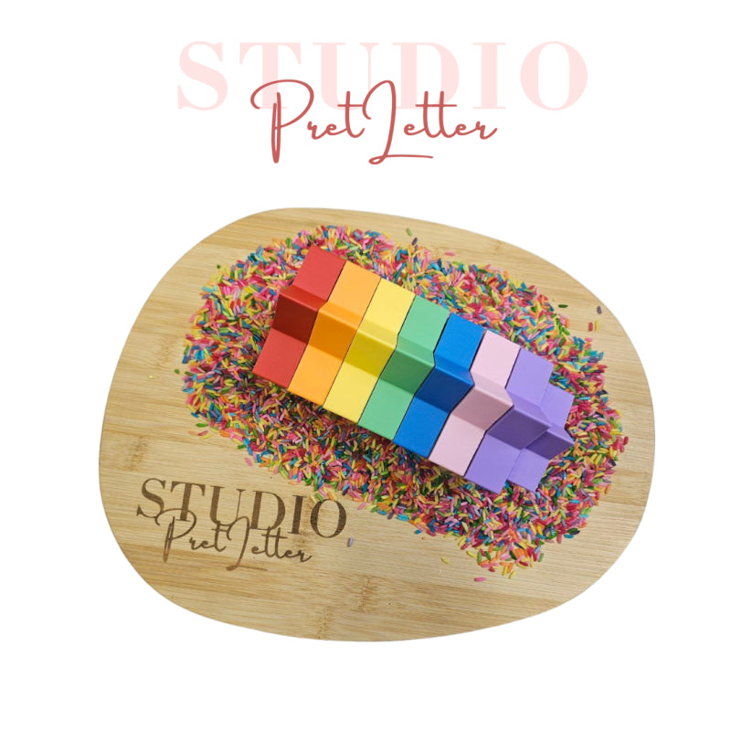 Regenboog PLA Ster Mega Speeltoren