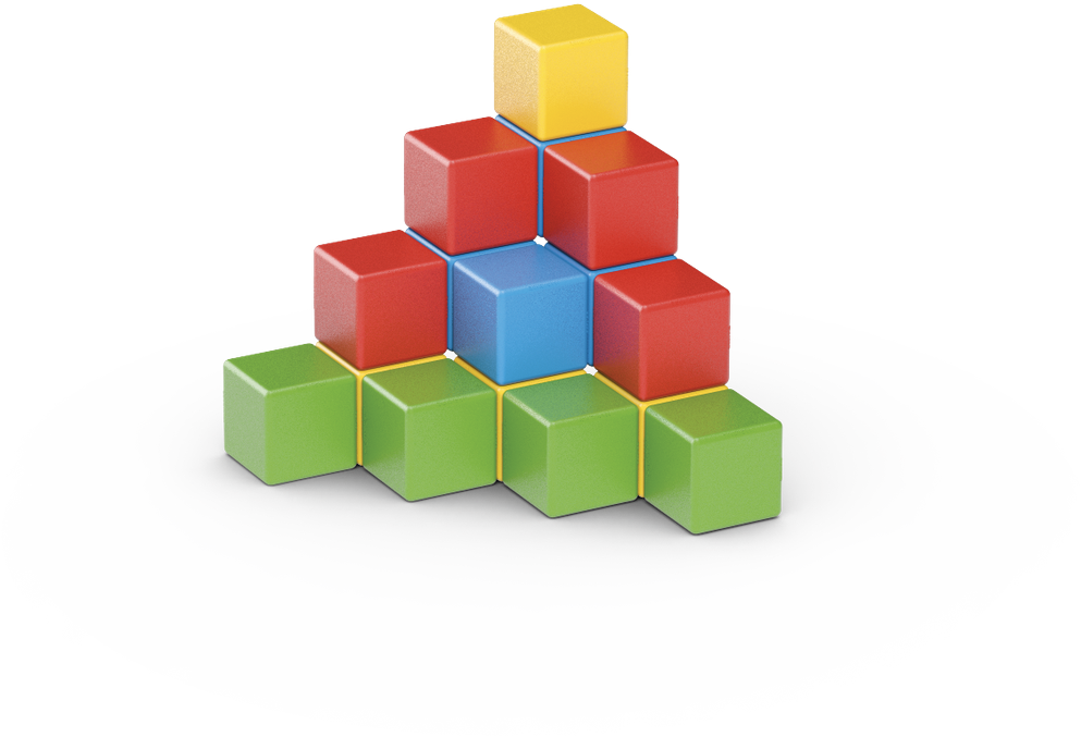Magicube Creative Set 16-delig | Magnetisch speelgoed | 1-5 jaar
