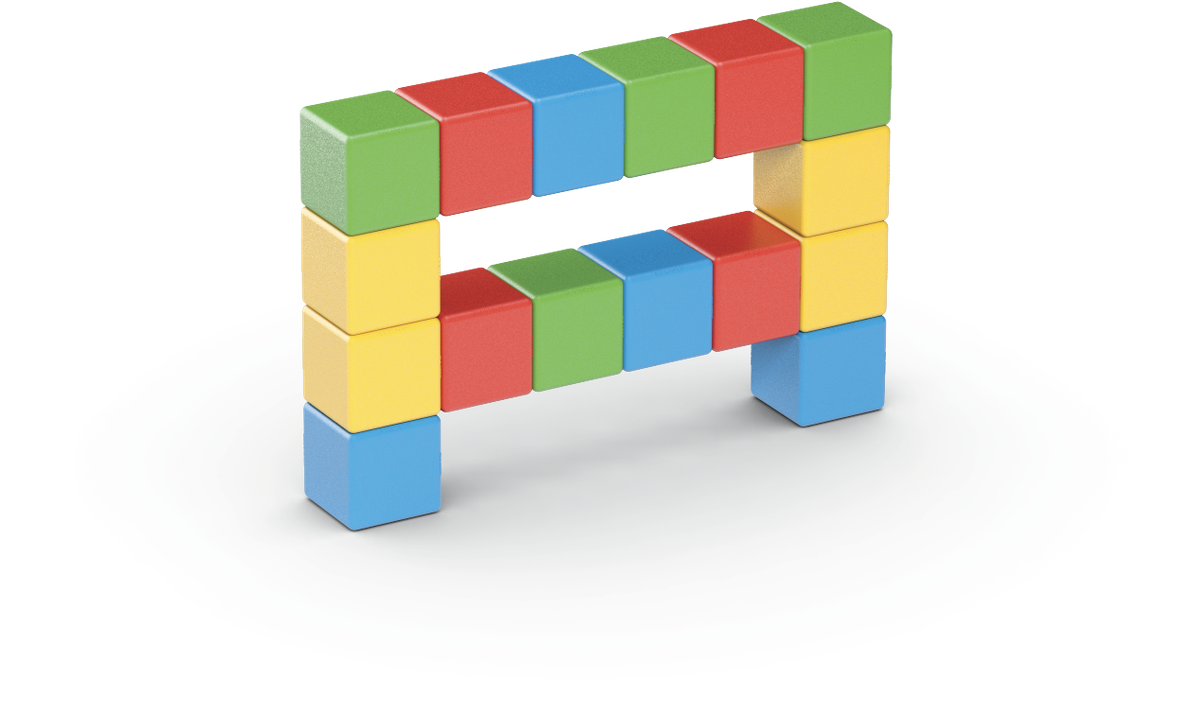 Magicube Creative Set 16-delig | Magnetisch speelgoed | 1-5 jaar