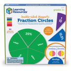 Dubbelzijdige magnetische demonstratie Rainbow Fraction®-cirkels